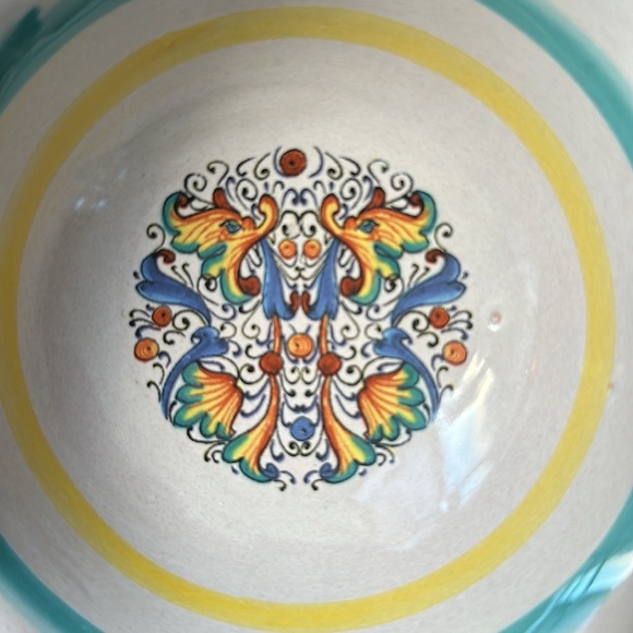 🇮🇹Meridiana Ceramiche set of 6 small desert or nut bowls Scalloped edges Italy - Picture 11 of 16